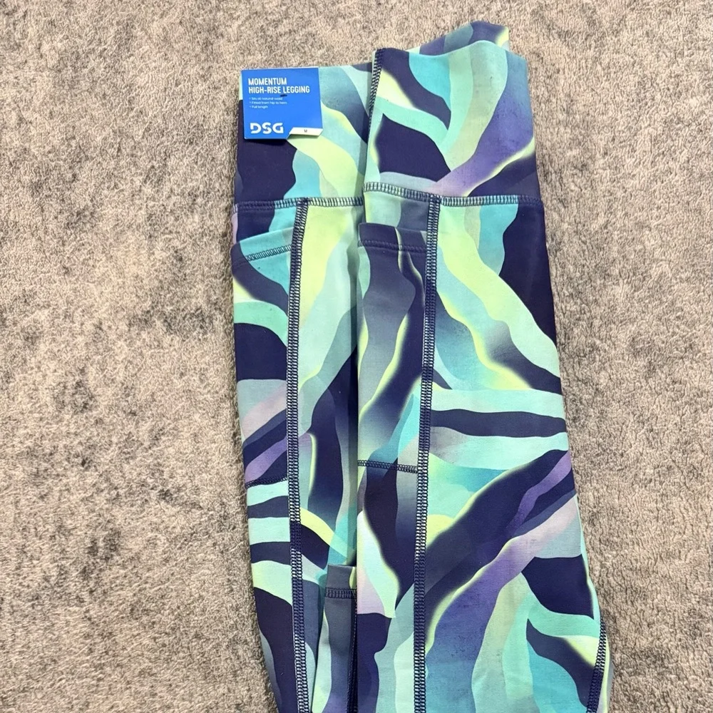 DICK’S sporting Goods‎ Girl’s shredded Ombre Dark Momentum High Rise Leggings M